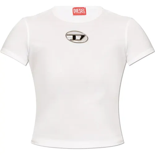 Diesel - Tops > T-Shirts - White - Diesel - Modalova