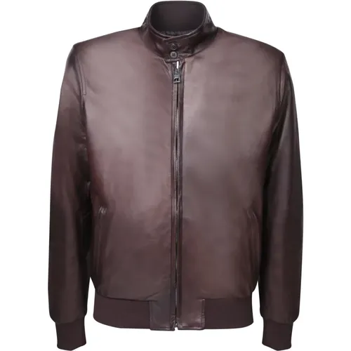 Jackets > Leather Jackets - - Dell'oglio - Modalova