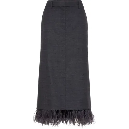 Skirts > Midi Skirts - - BRUNELLO CUCINELLI - Modalova