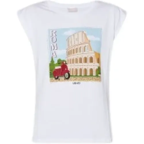 Liu Jo - Tops > T-Shirts - White - Liu Jo - Modalova