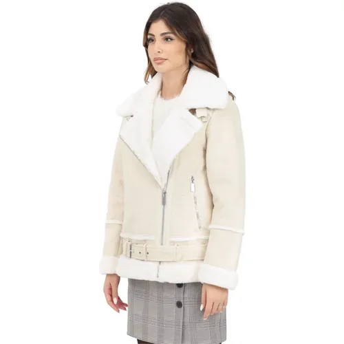 Jackets > Faux Fur & Shearling Jackets - - ViCOLO - Modalova