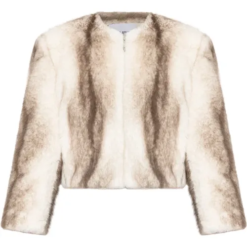 Jackets > Faux Fur & Shearling Jackets - - Stand Studio - Modalova