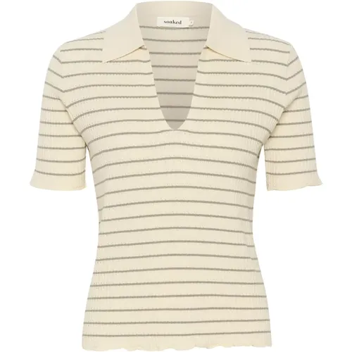 Tops > Polo Shirts - - Soaked in Luxury - Modalova