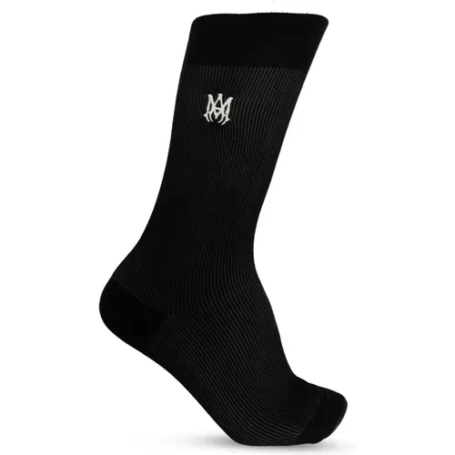 Amiri - Underwear > Socks - Black - Amiri - Modalova