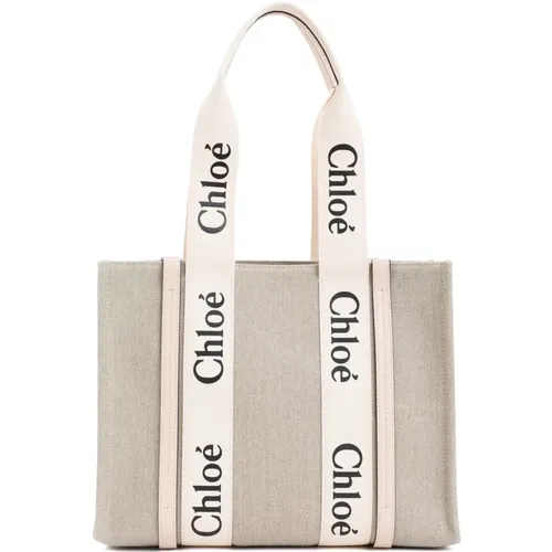 Chloé - Bags > Tote Bags - Beige - Chloé - Modalova