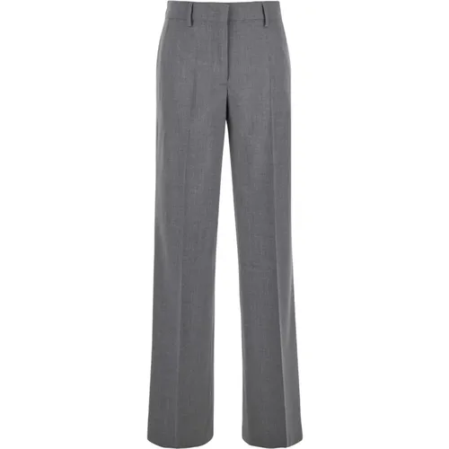 Trousers > Wide Trousers - - Msgm - Modalova