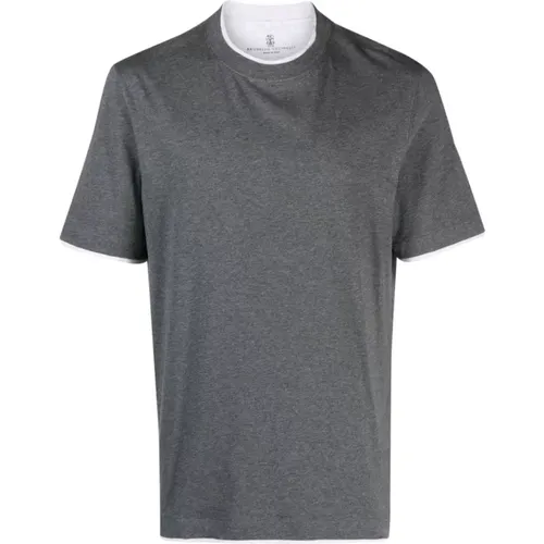 Tops > T-Shirts - - BRUNELLO CUCINELLI - Modalova