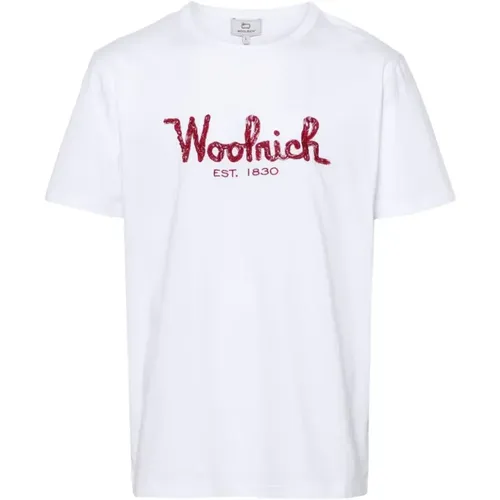 Tops > T-Shirts - - Woolrich - Modalova
