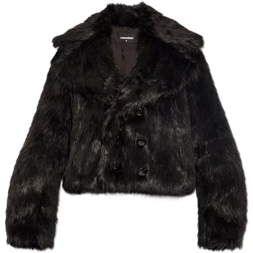 Jackets > Faux Fur & Shearling Jackets - - Dsquared2 - Modalova