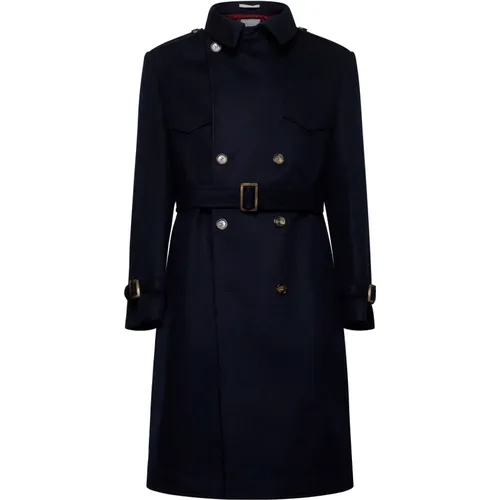 Coats > Trench Coats - - BRUNELLO CUCINELLI - Modalova