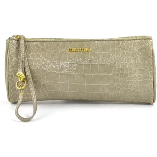 Pre-owned > Pre-owned Bags > Pre-owned Clutches - - Miu Miu Pre-owned - Modalova