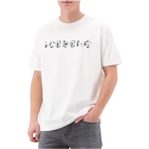 Iceberg - Tops > T-Shirts - White - Iceberg - Modalova