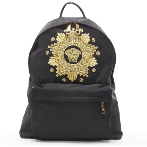 Pre-owned > Pre-owned Bags > Pre-owned Backpacks - - Versace Pre-owned - Modalova
