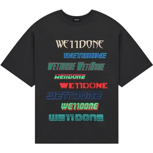 We11Done - Tops > T-Shirts - Gray - We11Done - Modalova