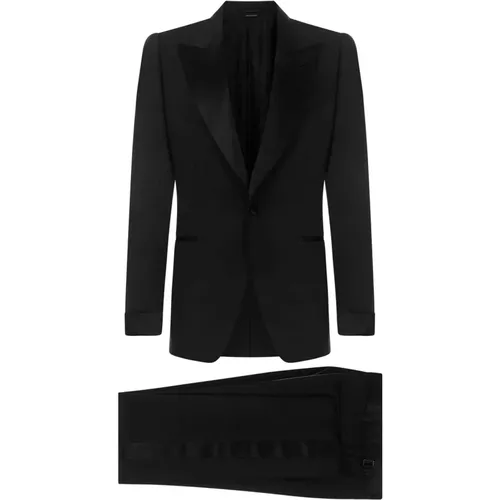Suits > Suit Sets > Single Breasted Suits - - Tom Ford - Modalova