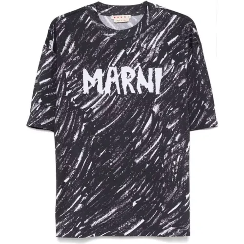 Marni - Tops > T-Shirts - Black - Marni - Modalova