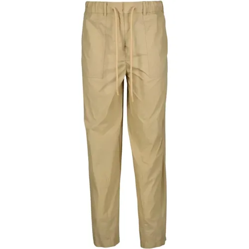 Trousers > Straight Trousers - - Moncler - Modalova