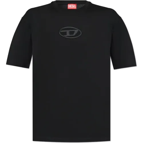 Diesel - Tops > T-Shirts - Black - Diesel - Modalova