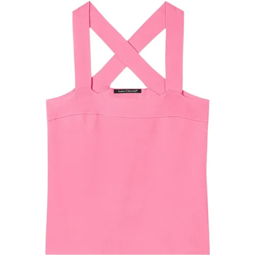 Tops > Sleeveless Tops - - LUISA CERANO - Modalova