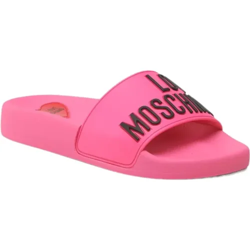 Shoes > Flip Flops & Sliders > Sliders - - Love Moschino - Modalova