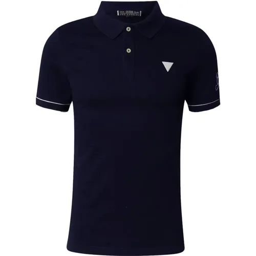 Guess - Tops > Polo Shirts - Blue - Guess - Modalova