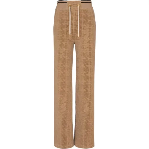 Trousers > Straight Trousers - - Balmain - Modalova