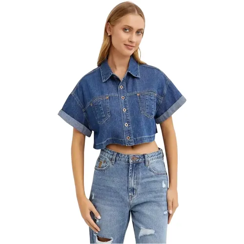 Blouses & Shirts > Denim Shirts - - One Teaspoon - Modalova