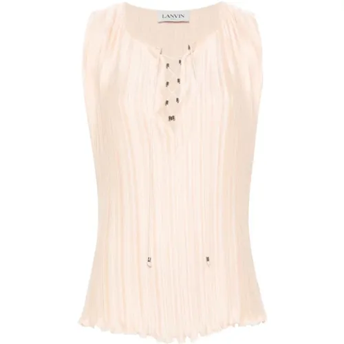 Tops > Sleeveless Tops - - Lanvin - Modalova