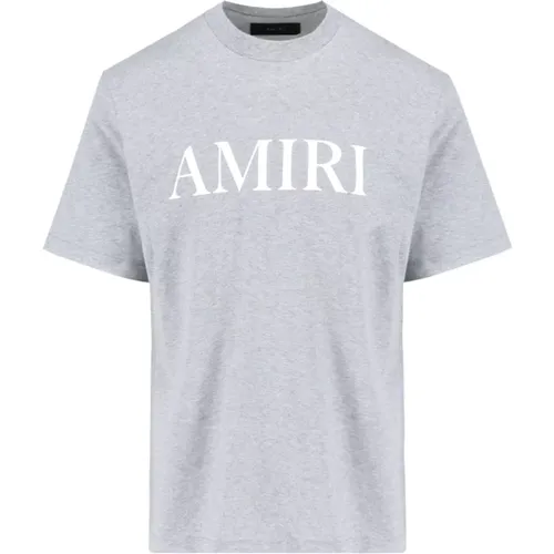 Amiri - Tops > T-Shirts - Gray - Amiri - Modalova