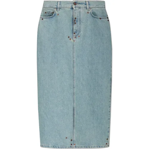 Skirts > Denim Skirts - - Moschino - Modalova