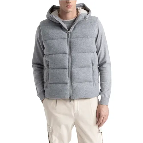 Peserico - Jackets > Vests - Gray - PESERICO - Modalova