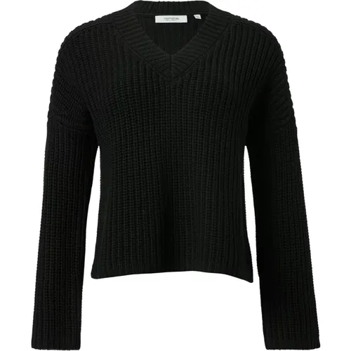 Knitwear > V-neck Knitwear - - comma - Modalova