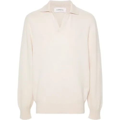 Knitwear > V-neck Knitwear - - Laneus - Modalova