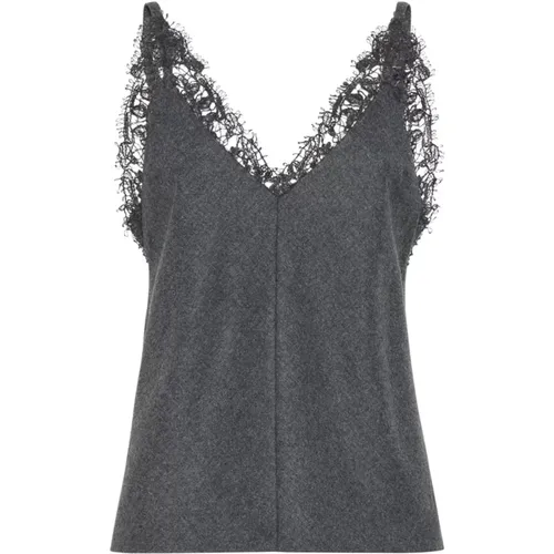 Tops > Sleeveless Tops - - BRUNELLO CUCINELLI - Modalova