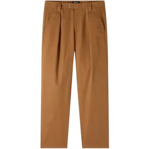 Trousers > Straight Trousers - - A.p.c. - Modalova