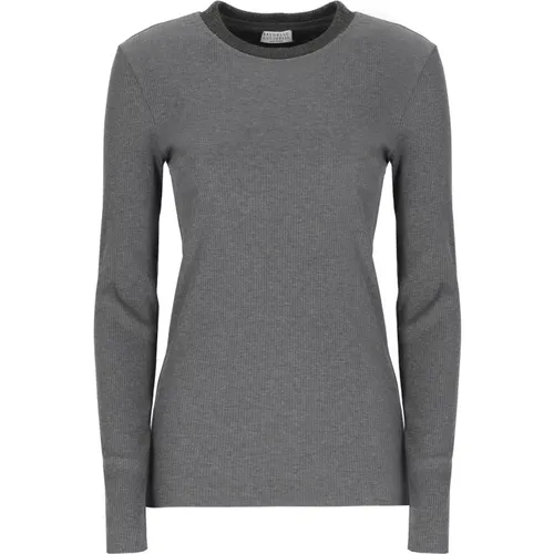 Knitwear > Round-neck Knitwear - - BRUNELLO CUCINELLI - Modalova