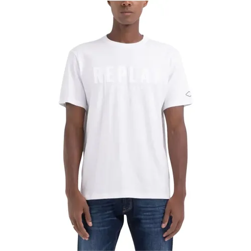 Replay - Tops > T-Shirts - White - Replay - Modalova