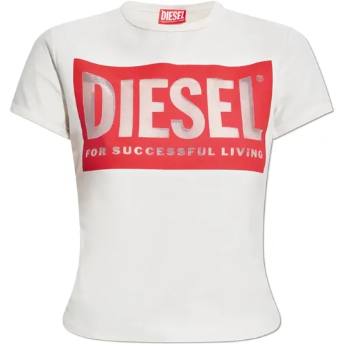 Diesel - Tops > T-Shirts - Beige - Diesel - Modalova