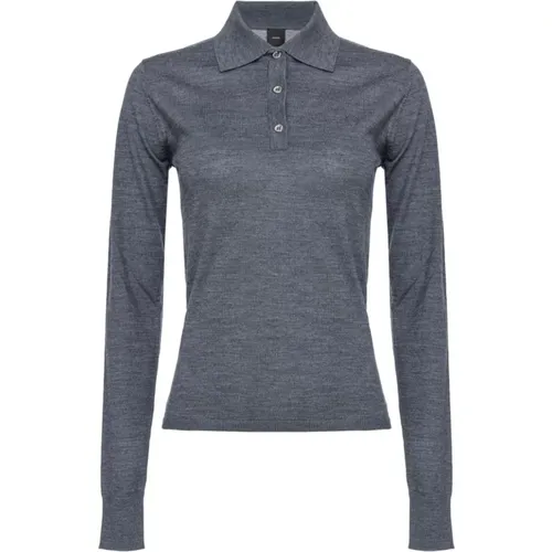 Pinko - Tops > Polo Shirts - Gray - pinko - Modalova