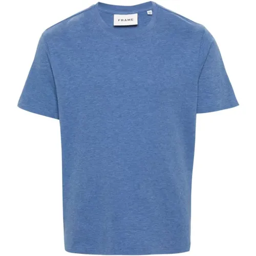 Frame - Tops > T-Shirts - Blue - Frame - Modalova