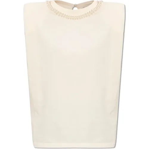 Tops > Sleeveless Tops - - Golden Goose - Modalova