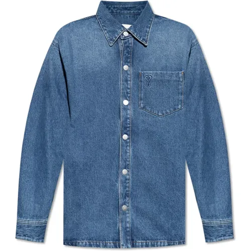 Shirts > Denim Shirts - - Ami Paris - Modalova