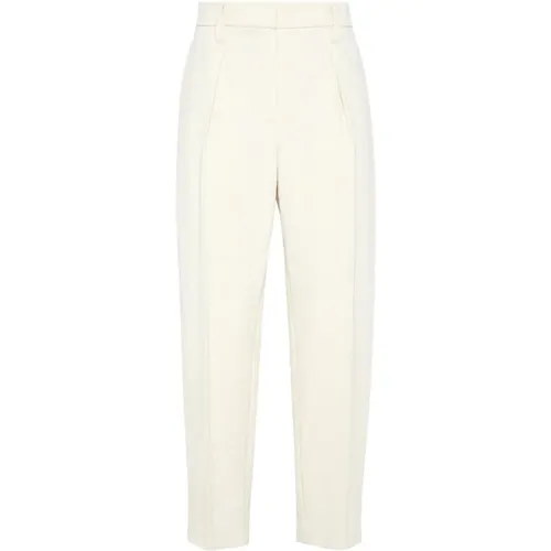 Trousers > Straight Trousers - - BRUNELLO CUCINELLI - Modalova