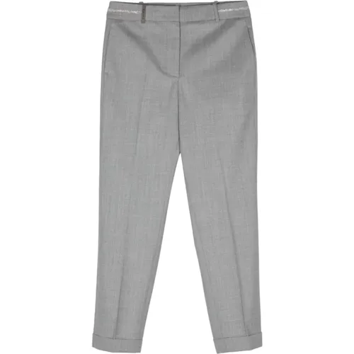 Trousers > Straight Trousers - - PESERICO - Modalova