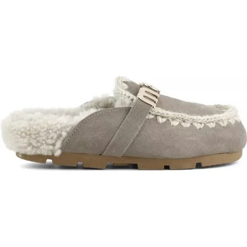 Mou - Shoes > Slippers - Gray - Mou - Modalova