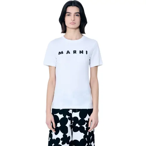 Marni - Tops > T-Shirts - White - Marni - Modalova