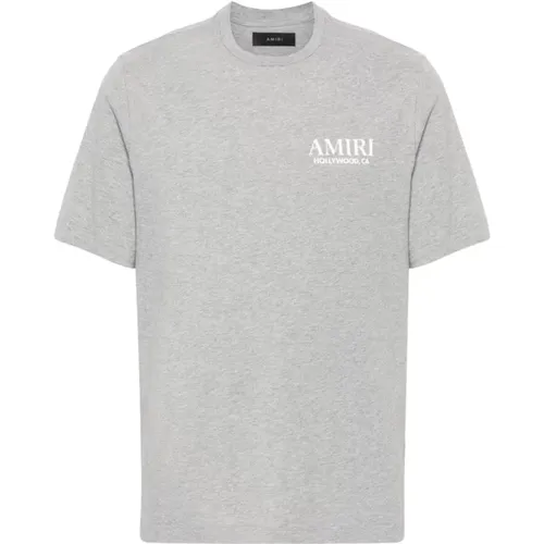 Amiri - Tops > T-Shirts - Gray - Amiri - Modalova