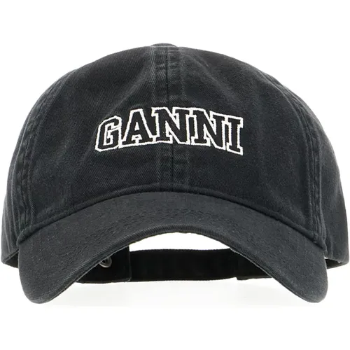 Accessories > Hats > Caps - - Ganni - Modalova