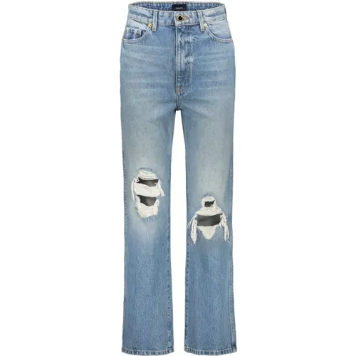 Jeans > Straight Jeans - - Khaite - Modalova