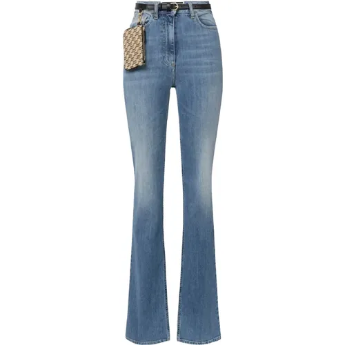 Jeans > Boot-cut Jeans - - Elisabetta Franchi - Modalova